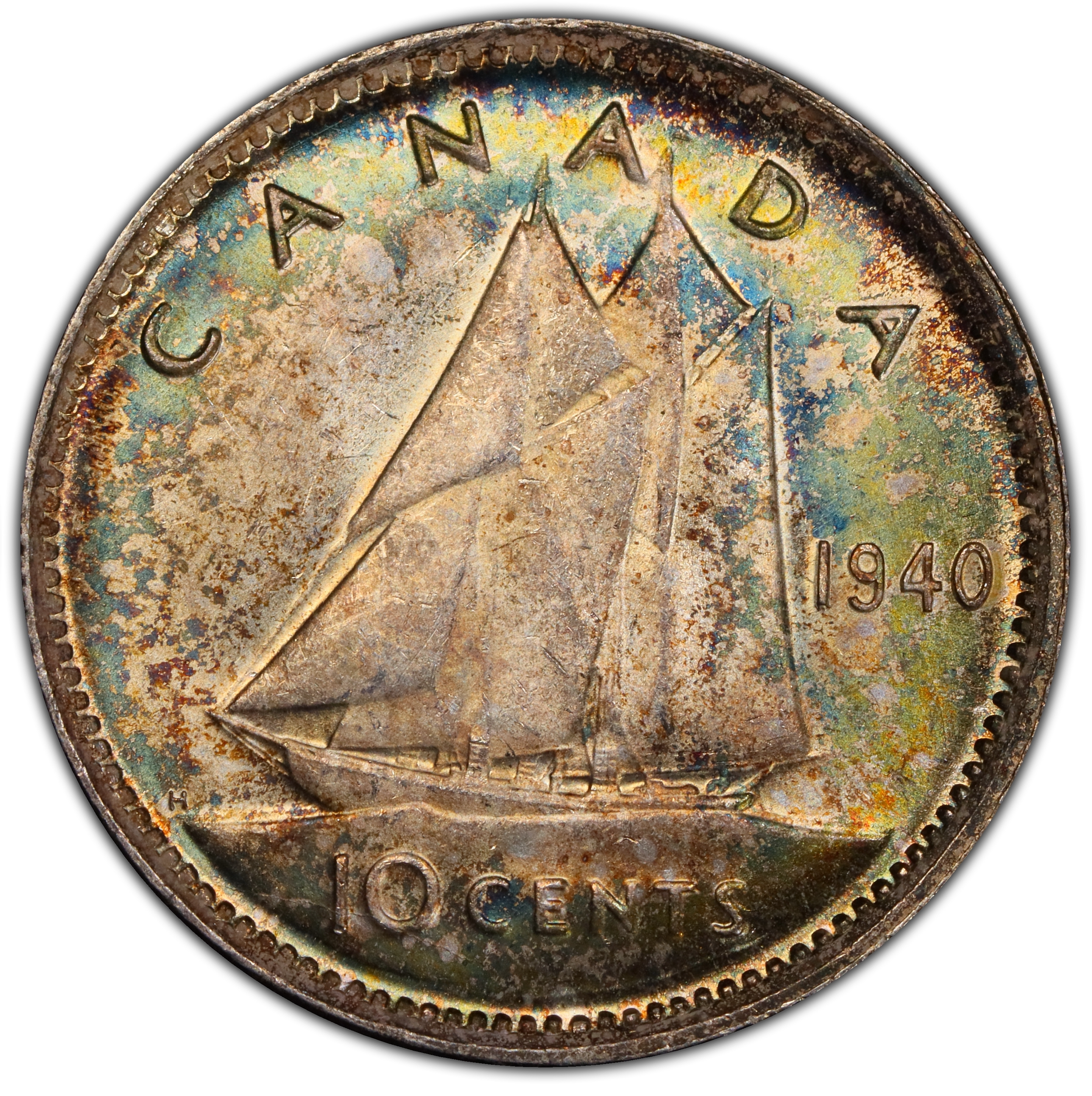 1940 Dime 10 Cents Canadian — Canadian Coins